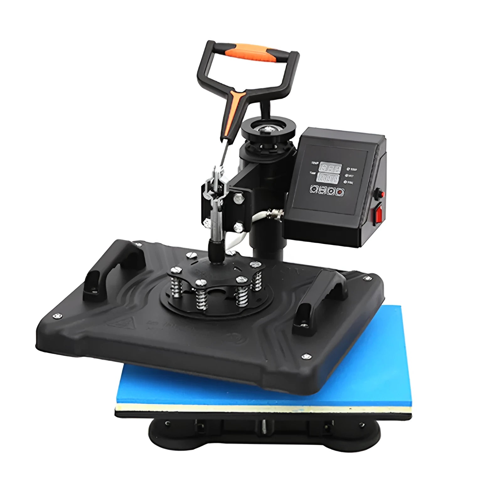 Black clothing thermal transfer thermoprinting machine for T-shirt and fabric customisation projects