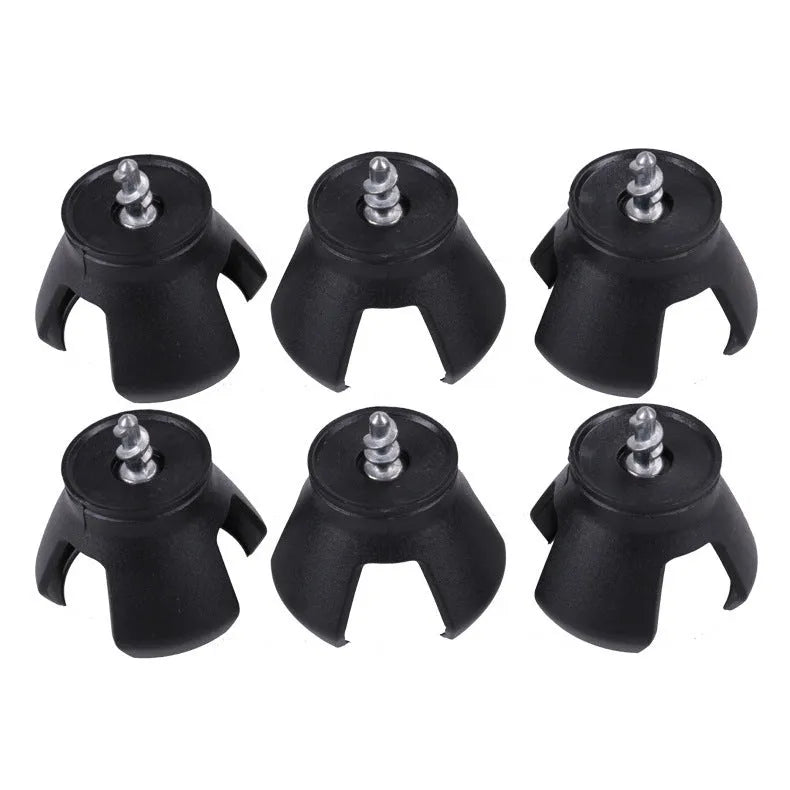Black golf ball picker tool with clip and storage seat weighing 60g
