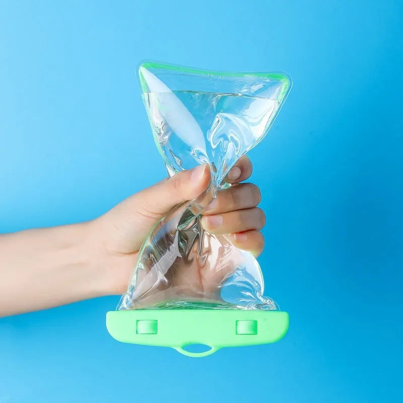 Luminous transparent waterproof phone bag for swimming beach diving outdoor leisure