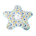Smart cat hunting cover electric toy in blue with fish design, made from PP material