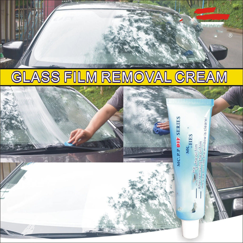 Automotive glass anti fog cleaning product with 15ml rainproof agent in white English packaging