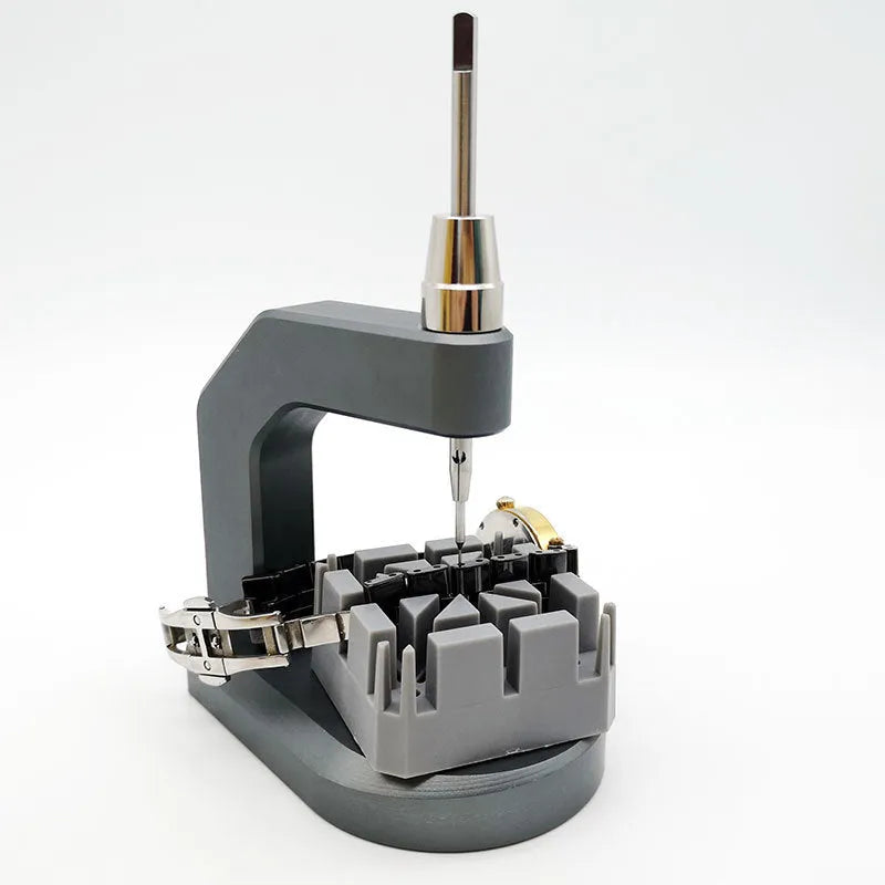 Silver tool steel press strap removal tool with blade for 0.50-1.60mm components.