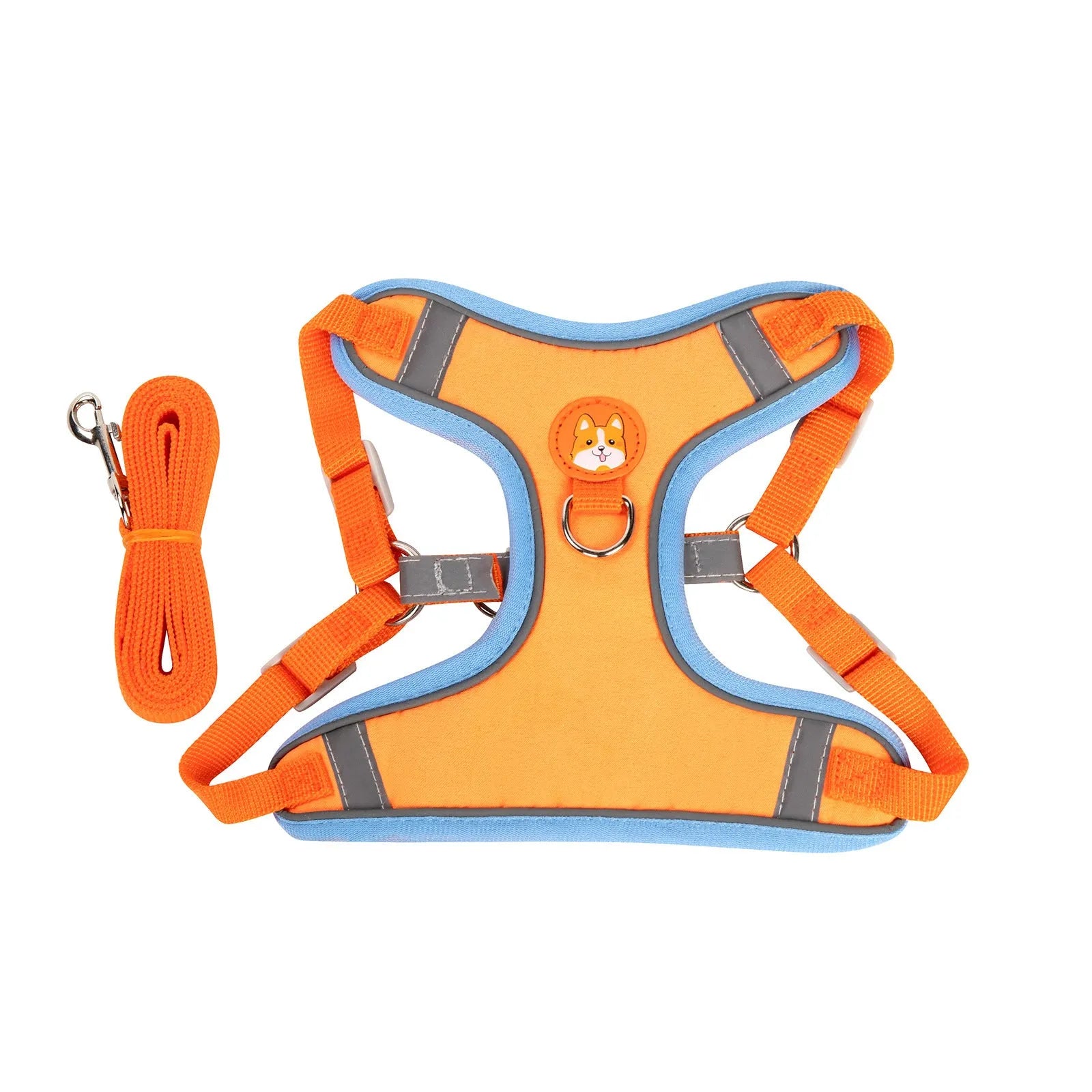 Adjustable rope dog harness in multiple colours with anti-breaking construction