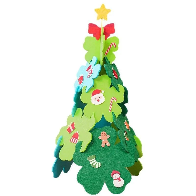 Felt Happy Tree ornament in modern art carved style for wedding ceremony decoration