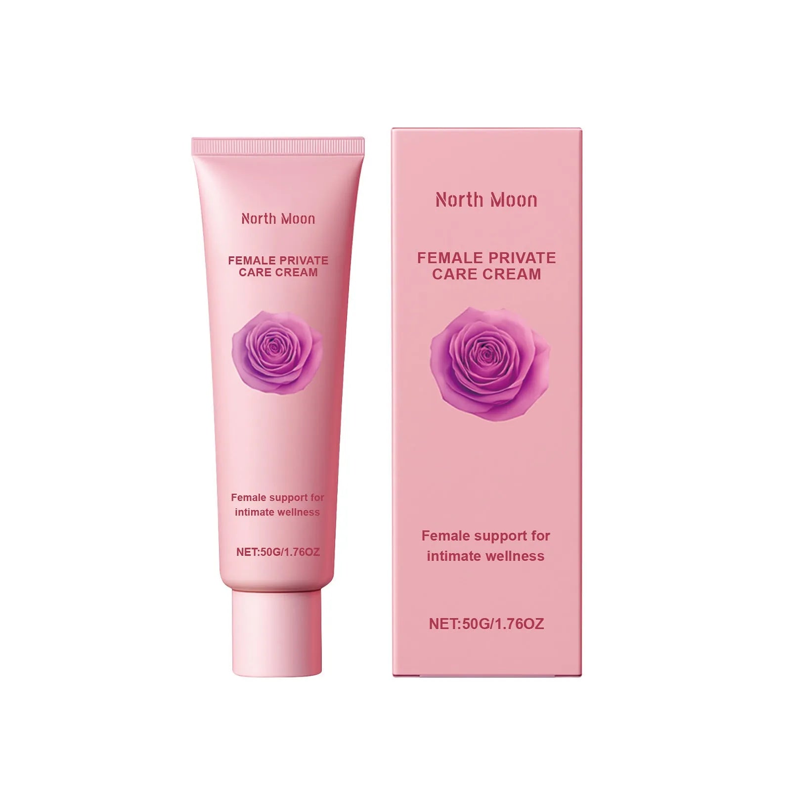 Gentle Care 50g moisturising cream in container for dry skin with glycerine and rose extract