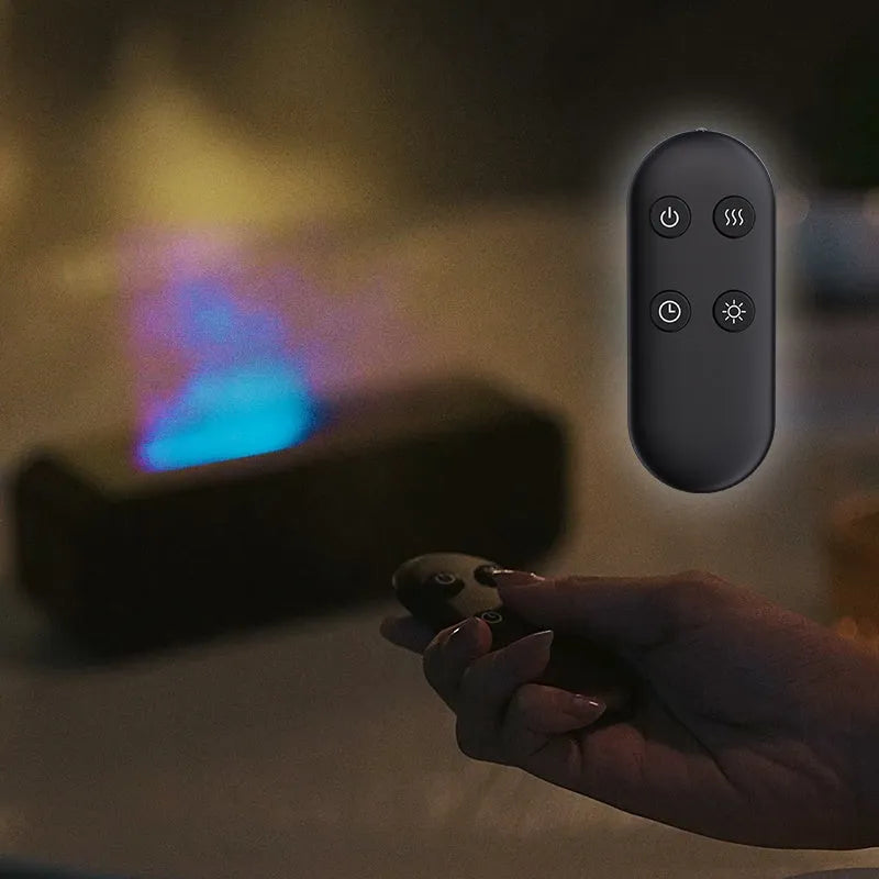 2024 USB aroma diffuser with remote control and colour-changing light in black and white options