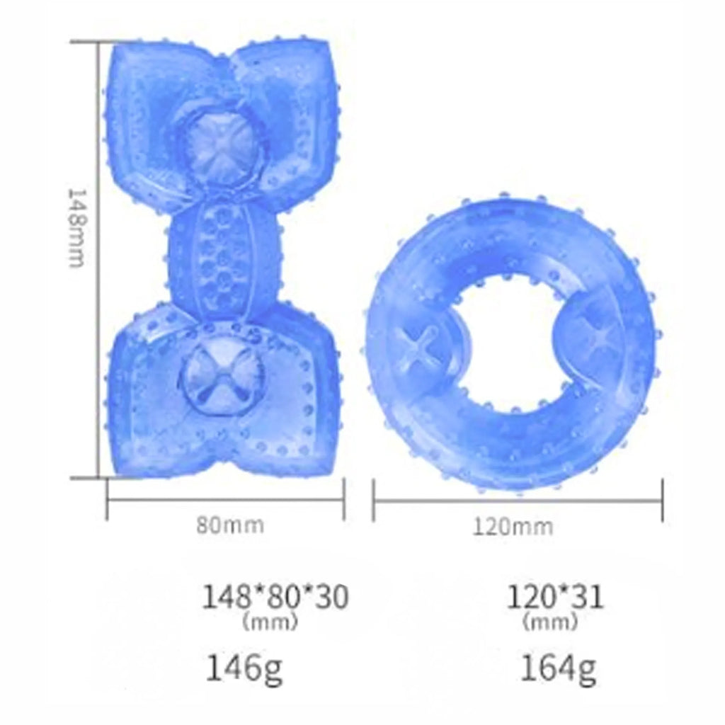Freezable dog teething chew toy with non-toxic materials and purified water cooling