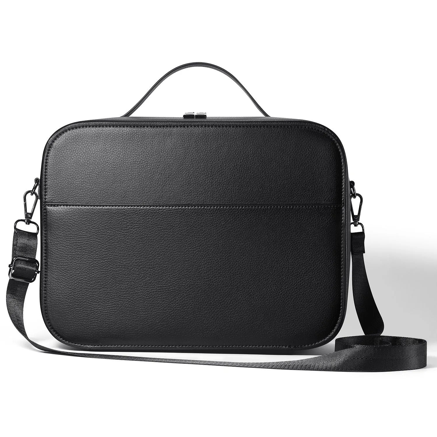 Vision Pro MR glasses superfiber storage box in black colour measuring 32.5cm × 24.5cm × 11.5cm