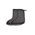 Four-piece mosquito-proof suit set showing hooded jacket, pants, and booties in breathable mesh fabric