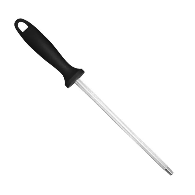 Household multi-functional kitchen sharpening steel in high carbon steel, eight style options available