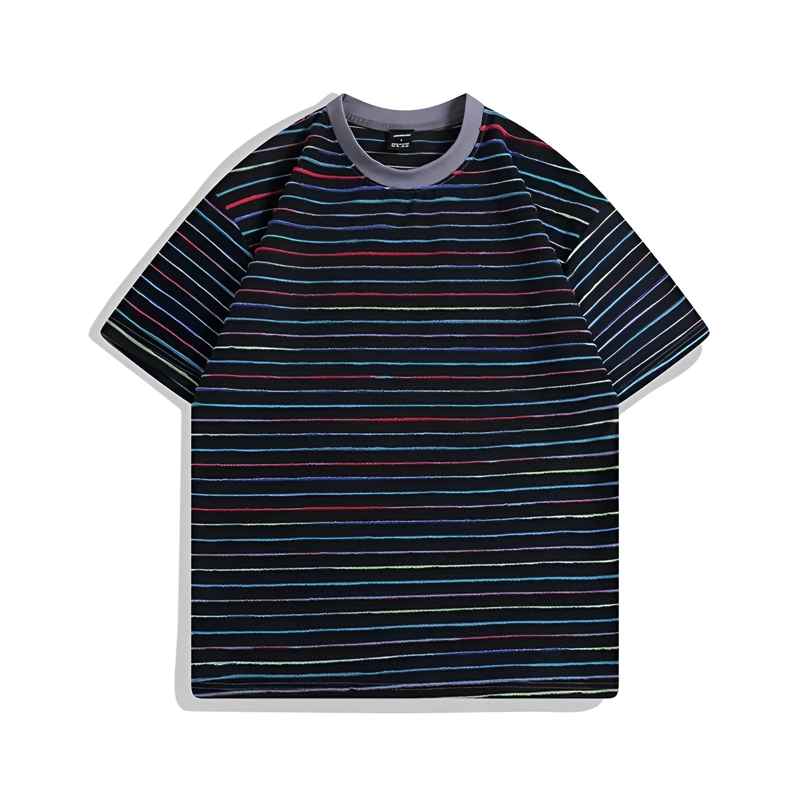 Men's loose fit half sleeve round neck t-shirt available in five colours