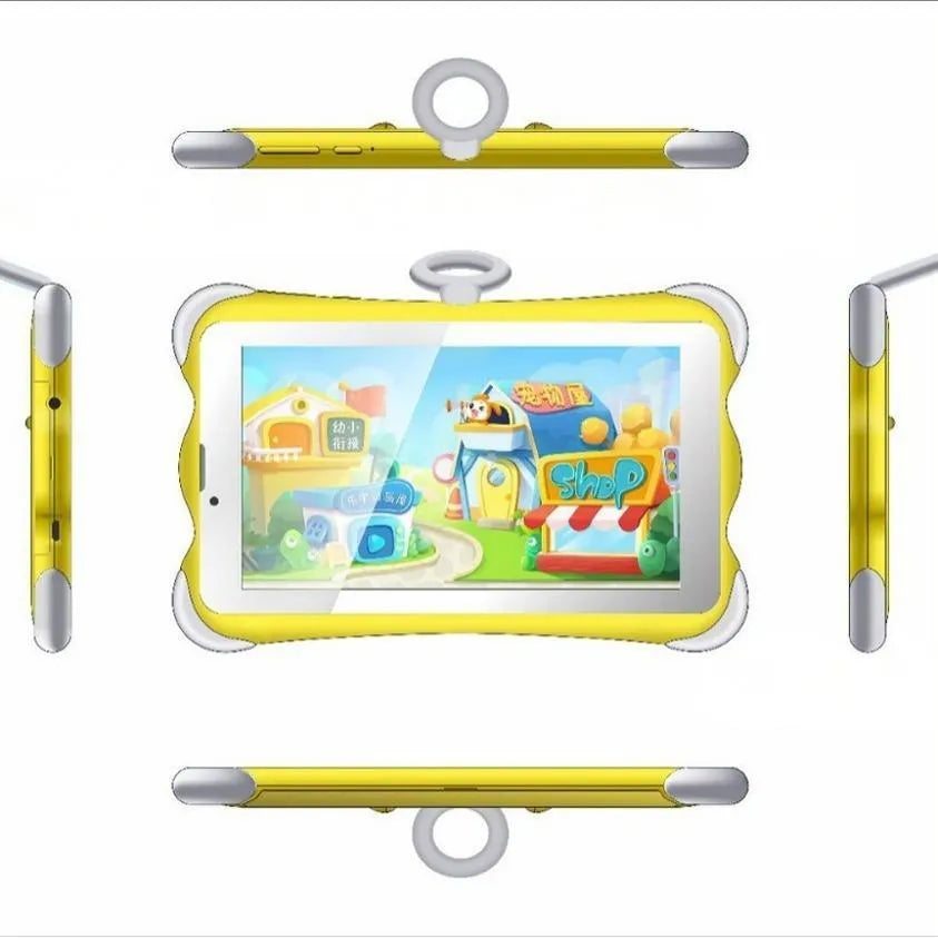 7-inch children's learning tablet in cartoon colours with 3G calling and Bluetooth features