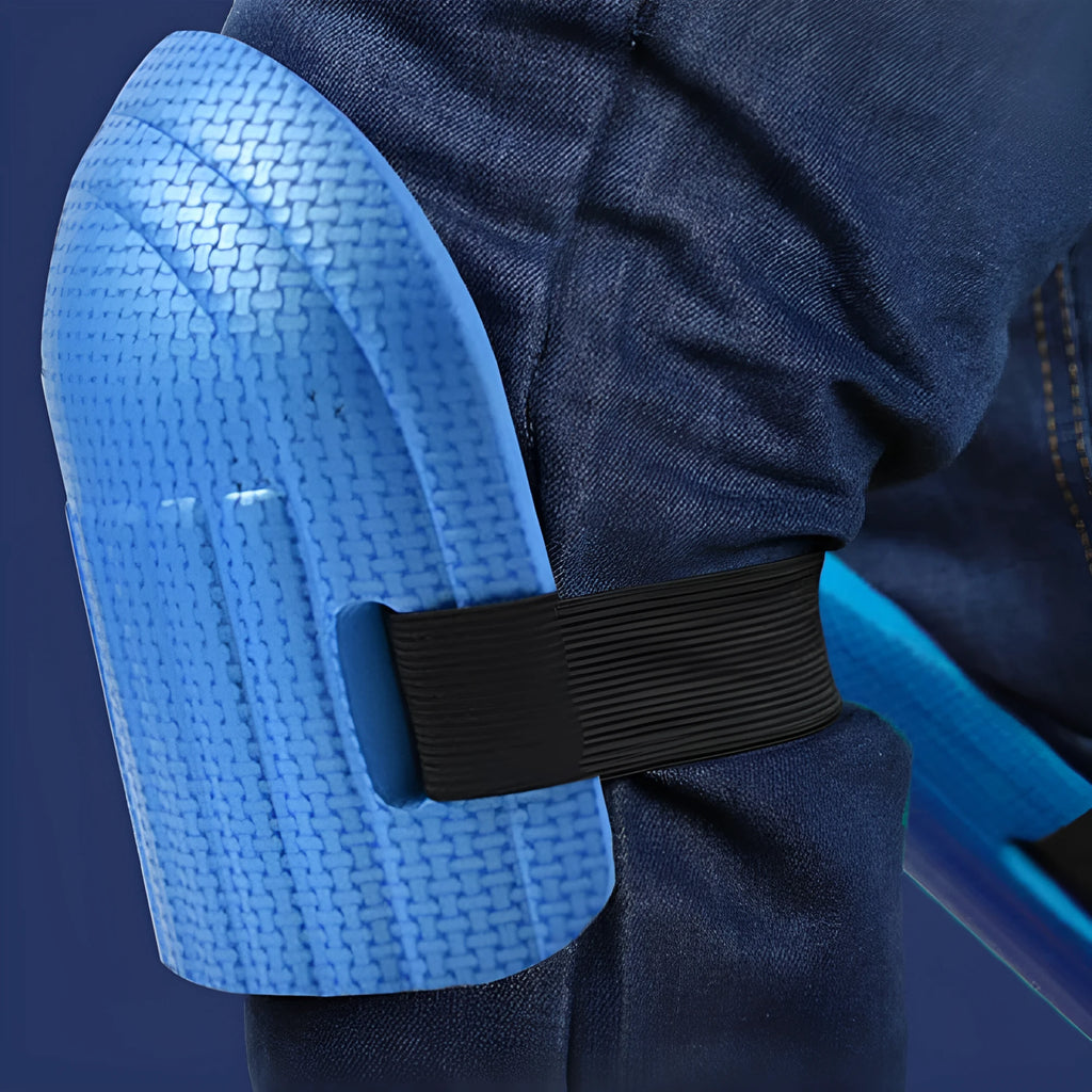EVA rubber kneepads with 11mm foam cushion for auto repair and construction kneeling