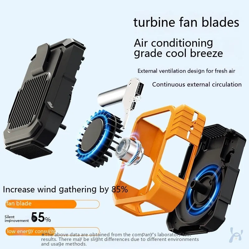 Wrist hanging fan with LED light and USB charging port in multiple colour options