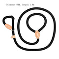 Blast race training dog collar and leash in five colour options with rope construction