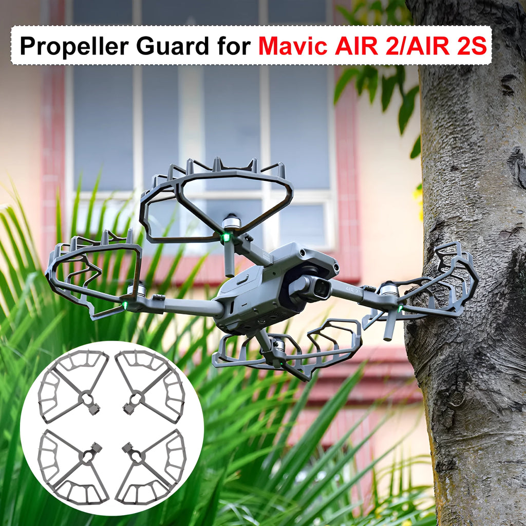 Grey ABS propeller anti-collision protection ring for DJI Air 2 and Air 2S drones.