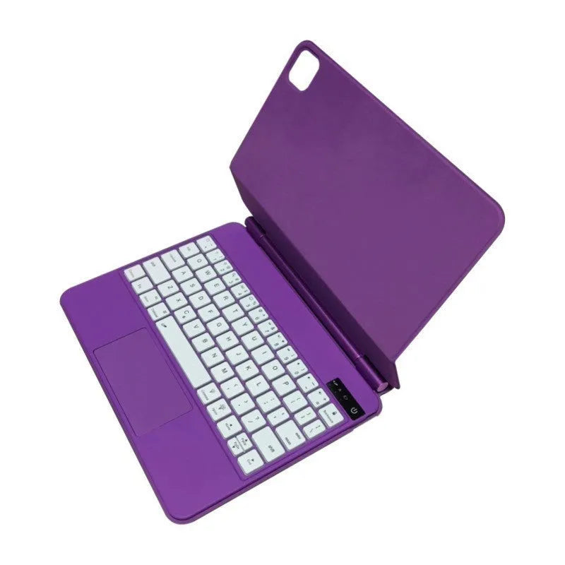 Bluetooth wireless keyboard with magnetic protective cover for iPad Pro and iPad Air in various colours
