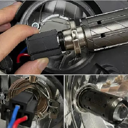 Chunfeng Spring Wind 150NK motorcycle LED headlight conversion bulb, Haidilat S2 series.
