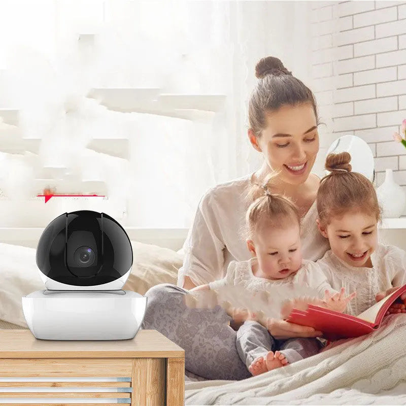Wireless HD dome camera with 3.6mm lens, 1080p resolution, and infrared night vision for indoor security