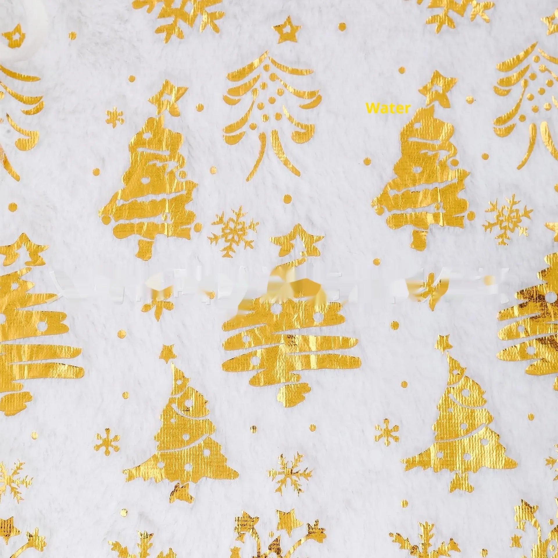 Plush Christmas tree decorative doormat in snowflake star style, shown in a group set.