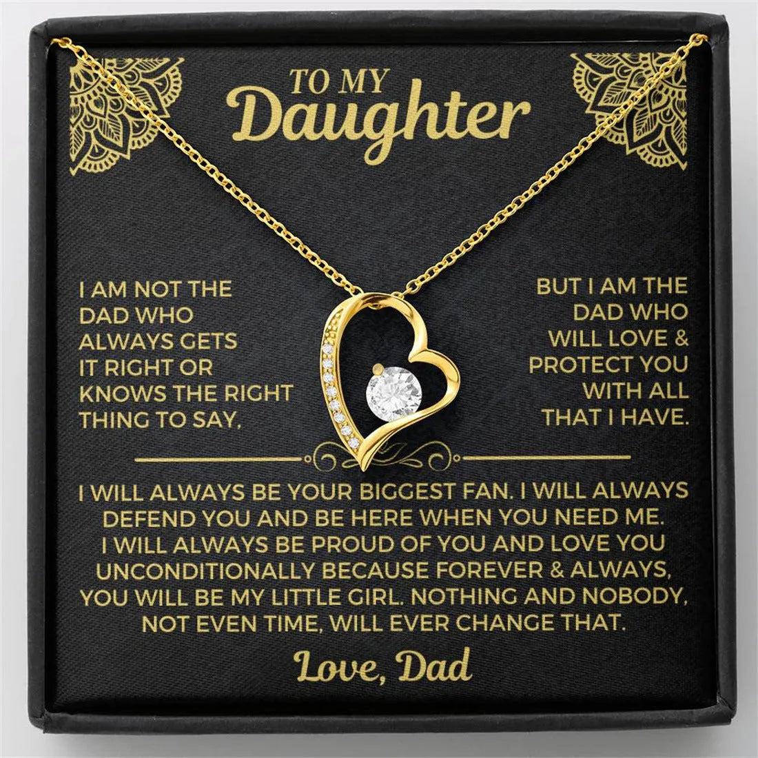 Hollow heart necklace pendant in silver tone with European-American styling and gift packaging