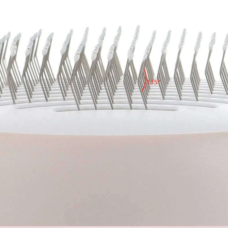 Pink cat and dog grooming comb with one-key hair removal, 21x8cm ABS needle comb
