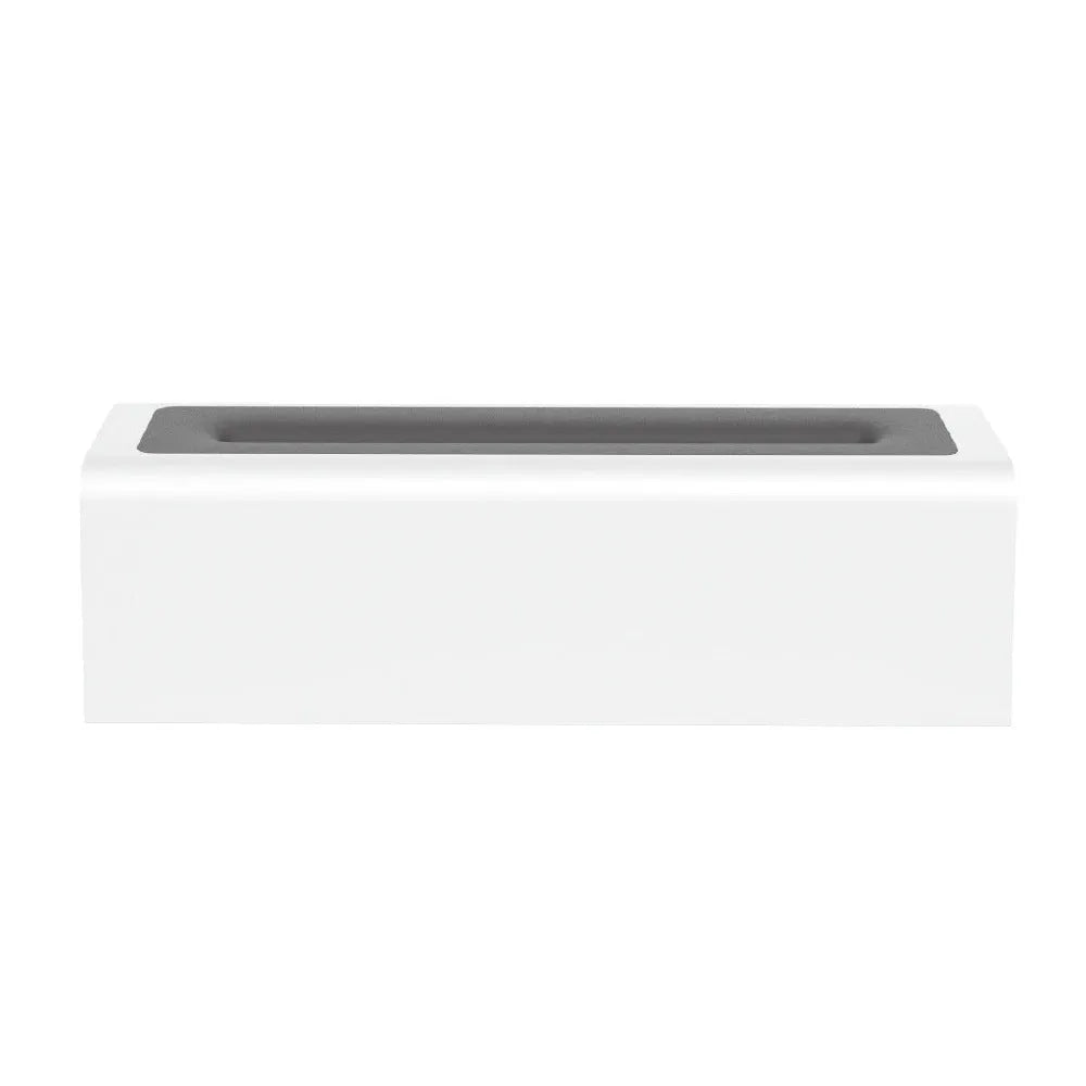 Square black USB aroma diffuser with colourful flame simulation effect and water mist emission