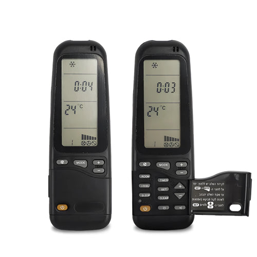 Black air conditioner remote control 60 grams for A001RC 3 compatible models