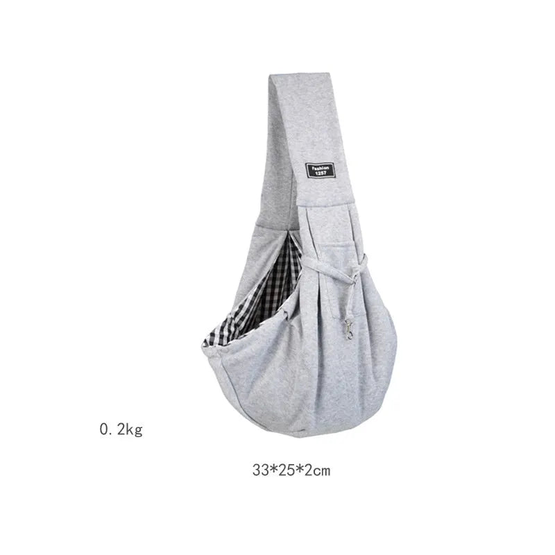 Large breathable mesh cat carrier backpack shown in a folded position and worn on a person's back.