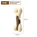 Cowhide nylon dog bone grinding rod chew toy in small and large size options