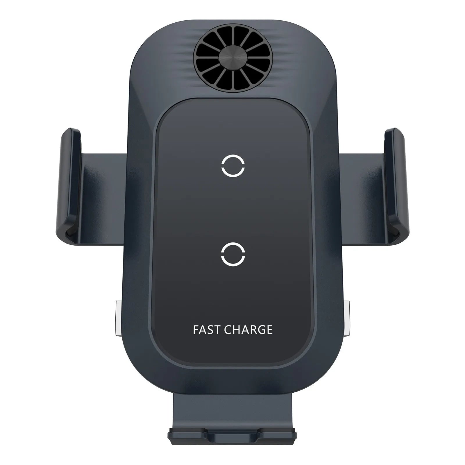 C35 colour car wireless charger phone holder with suction cup air vent mount showing charging surface and adjustable bracket