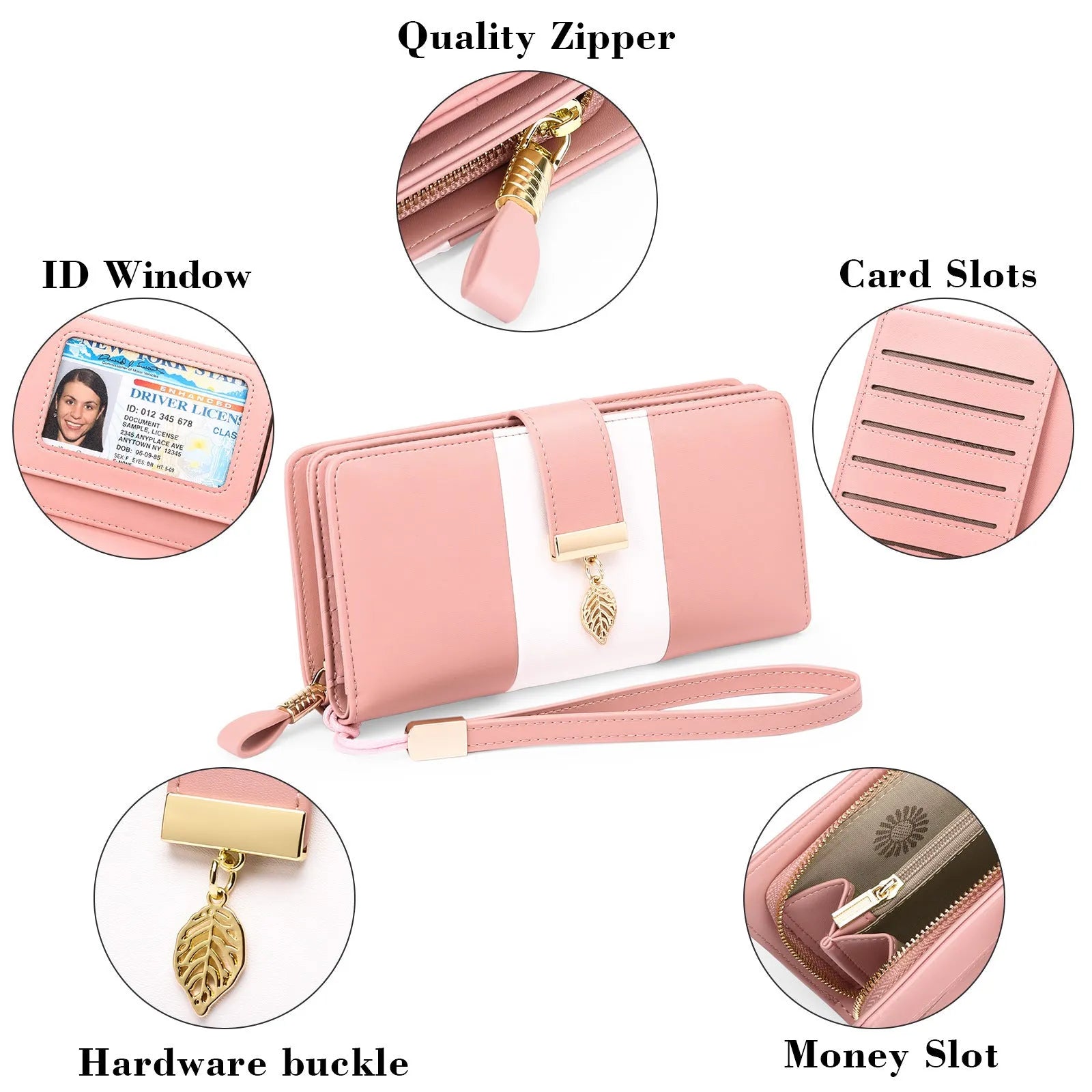Anti-theft clutch bag in PU leather with lock, compact 19.5cm design in multiple colours