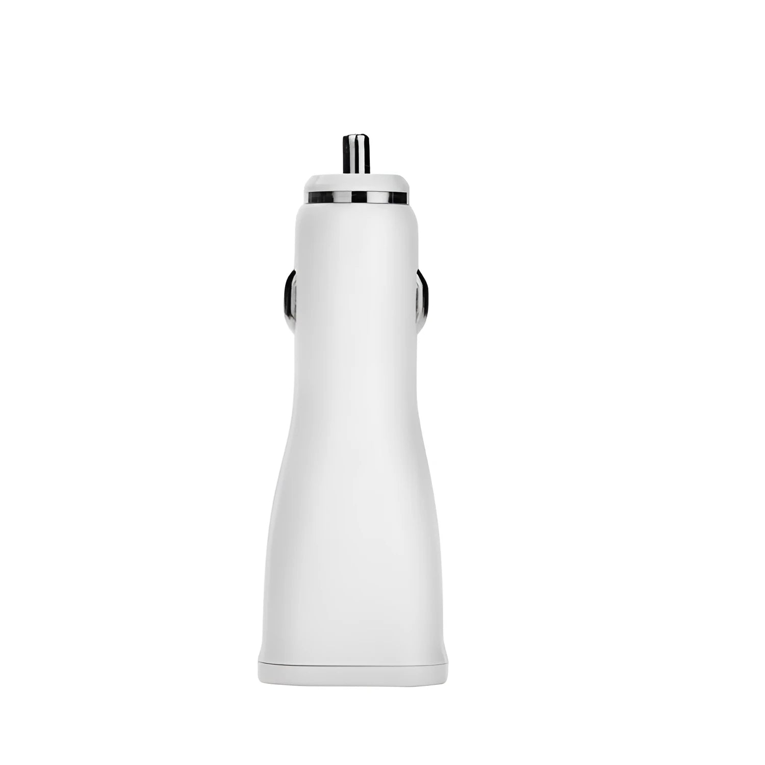 QC30 single port USB car fast charger with white finish and QC2.0 technology