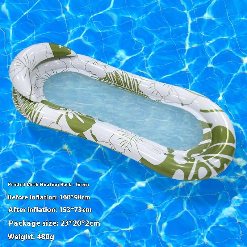 PVC inflatable floating row pool float in a choice of colours and designs including watermelon and flamingo.