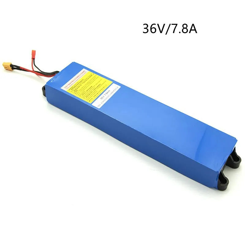 36V lithium battery pack for electric scooter replacement in black casing