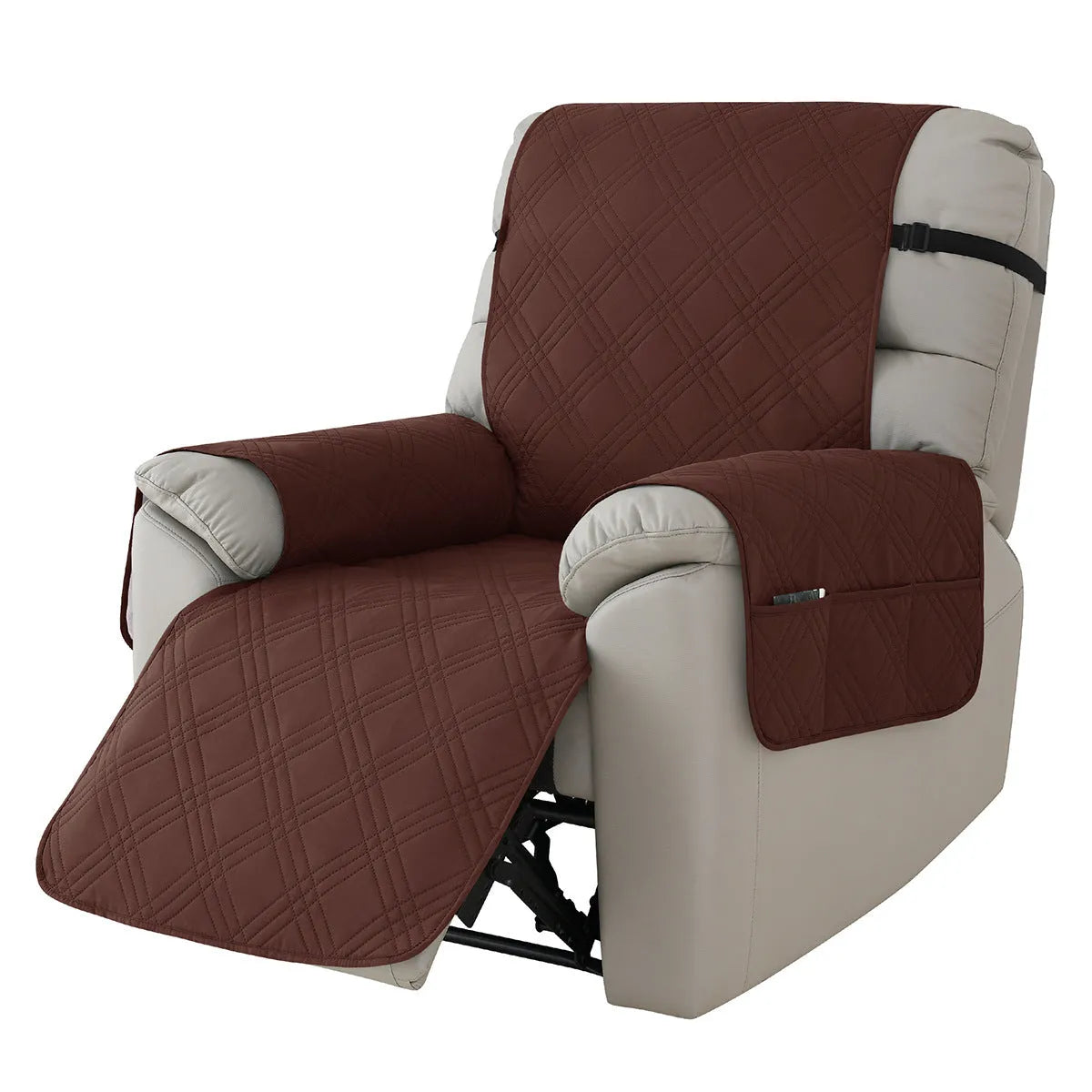 Quilted waterproof sofa cover for a Chivas massage chair in a choice of eight colours.