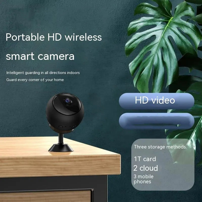 1080p wireless WIFI surveillance camera with ABS material housing and 3.6° lens