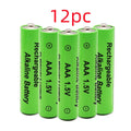 Pack of green alkaline rechargeable AA batteries with 3000mAh capacity and 1000 charge cycles
