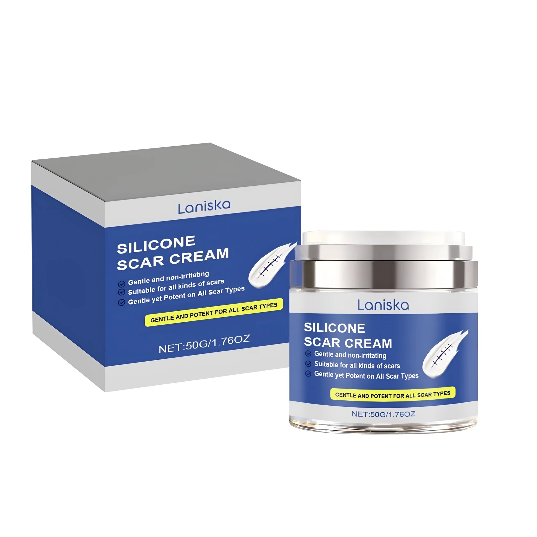 Mark Fading Soothing Cream 50g tube with mint and centella for sensitive skin