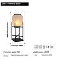 Solar outdoor landscape lamp stainless steel IP55 48cm for garden pathway lighting