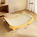 Natural sisal cat scratch board in large and small size options with woven jute fibre surface