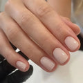 Solid colour plastic nail art set for ladies with fashion armour designs in MY119 colour