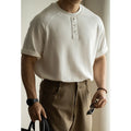 Women's casual loose top with terry texture fabric and raglan sleeves in three colour options