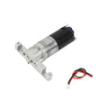 R636S silver D12 full metal gearbox for RC car modification with alloy construction and large torque output
