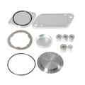 Silver aluminium alloy automotive valve cover replacement set