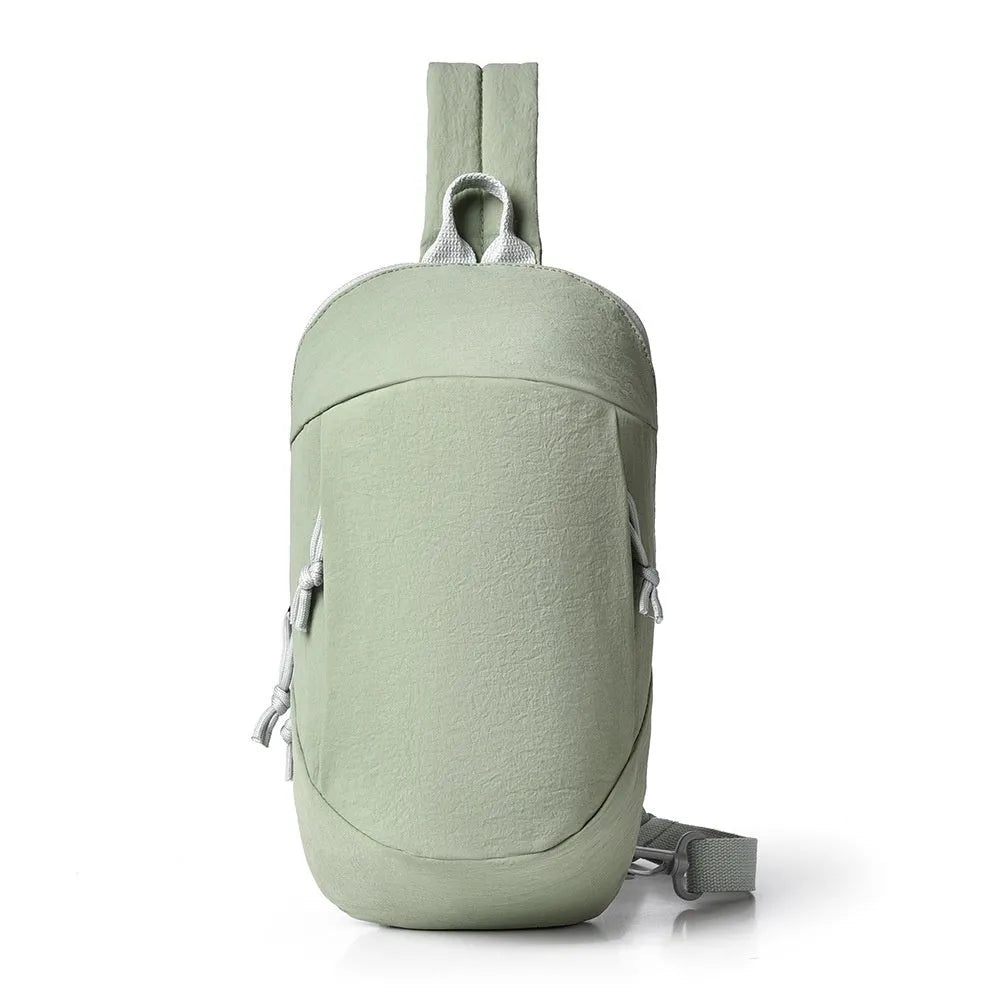 Girls outdoor nylon crossbody bag with mobile phone compartment in six colour options