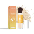 8g compact of sunscreen setting powder with SPF protection and oil-absorbing properties