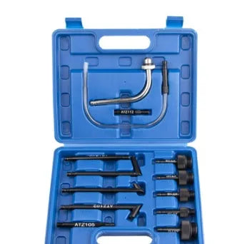 Automatic transmission oil refueling kit with 13 pieces including pump, connectors and filler tools