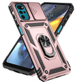 Drop-resistant phone case for Redmi Note 13 Pro with bracket and magnetic suction, black colour
