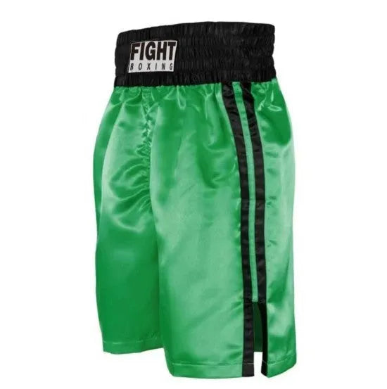 Boxing shorts for training in multiple colour options including black and white waist with stripes
